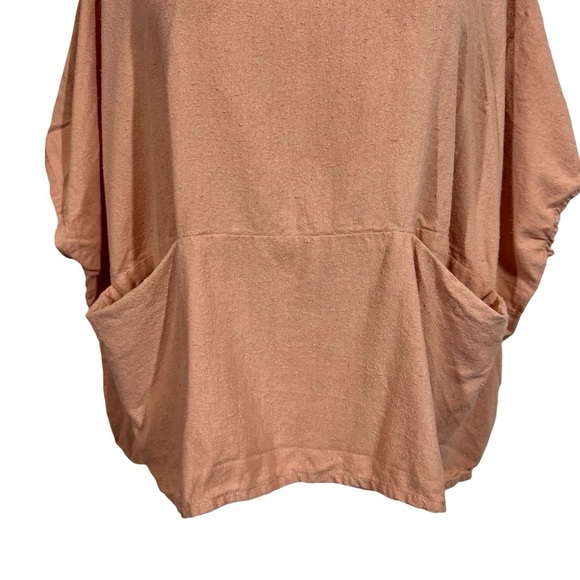 Jamie + The Jones The Pocket Box Top 100% Raw Silk in Blush- Still Full Price - Picture 4 of 9